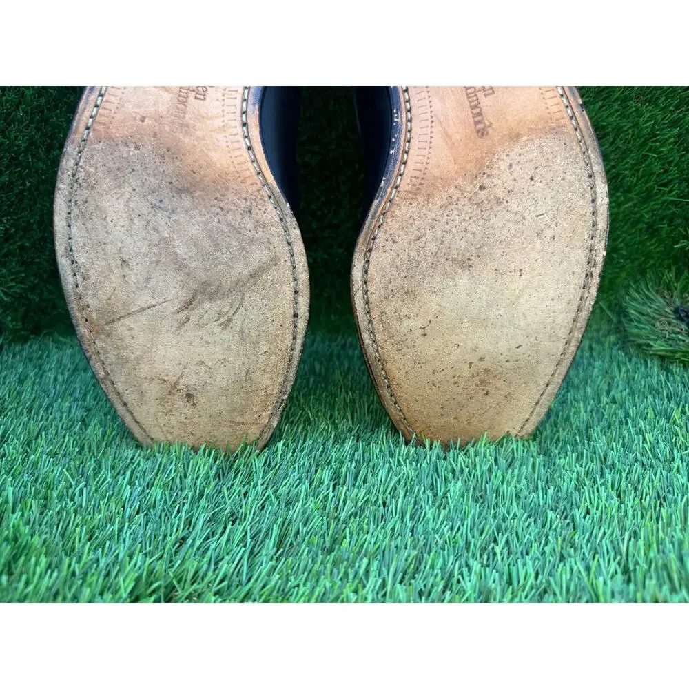 Allen Edmonds Grayson EC4001968 Tassel Loafer Men's 8.5D Black Leather Preppy